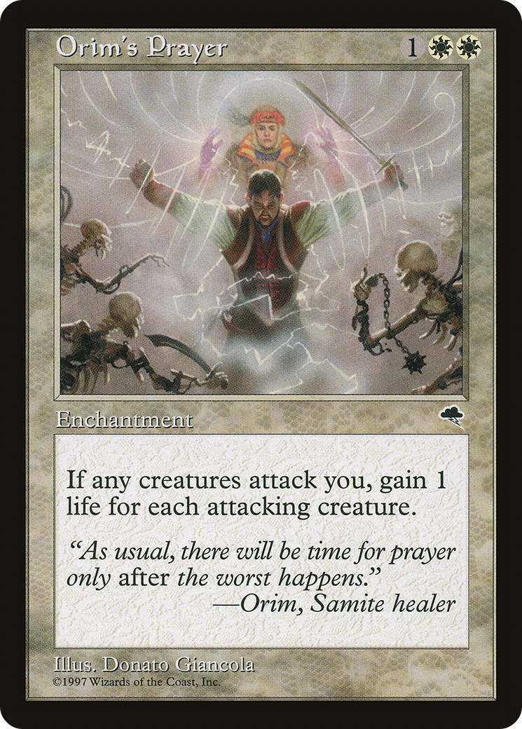 Orim's Prayer (TMP-032) [Tempest] MTG Single Wizards of the Coast