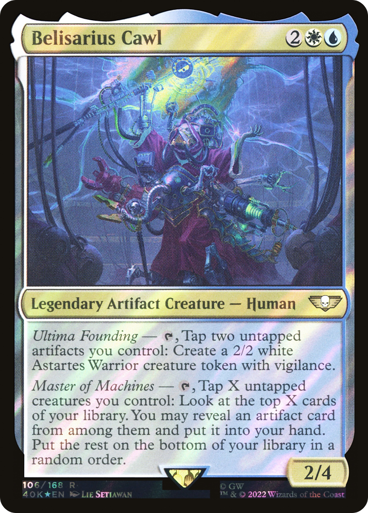 Belisarius Cawl (40K-106★) [Warhammer 40,000 Commander] Foil MTG Single Wizards of the Coast