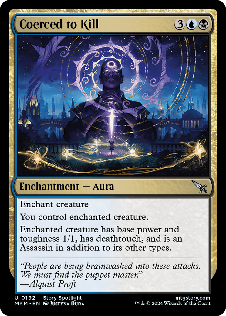 Coerced to Kill (MKM-192) [Murders at Karlov Manor] MTG Single Wizards of the Coast