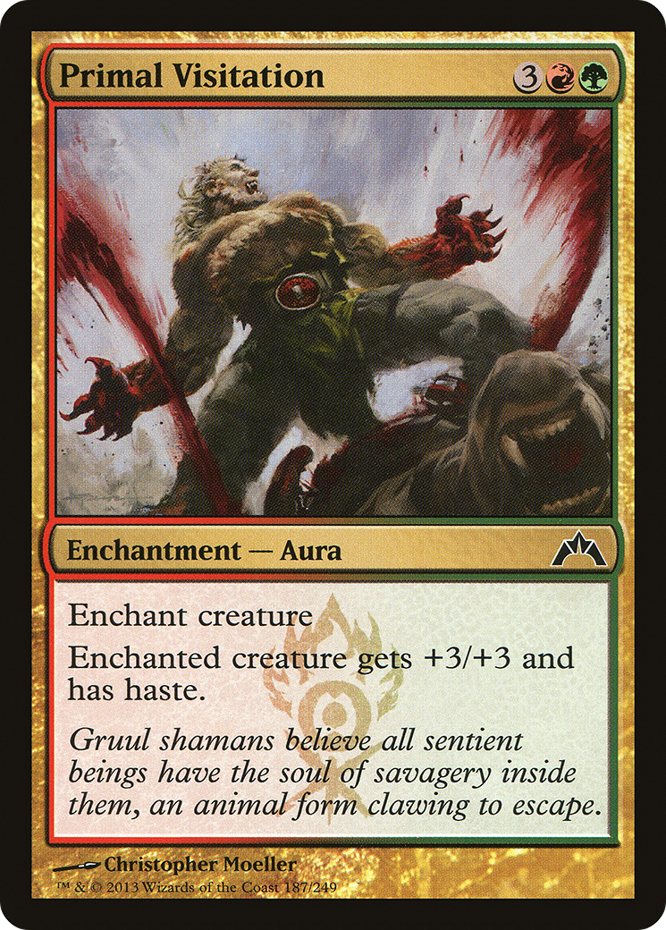 Primal Visitation (GTC-187) [Gatecrash] Foil MTG Single Wizards of the Coast