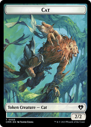 Treasure // Cat (0005) Double-Sided Token [Tokens] Commander Masters Tokens MTG Single Magic: The Gathering