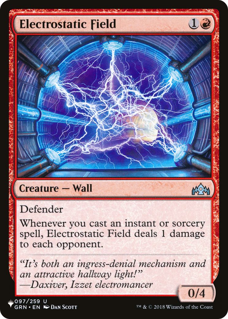 Electrostatic Field (LIST-097/259) [Mystery Booster] The List MTG Single Wizards of the Coast