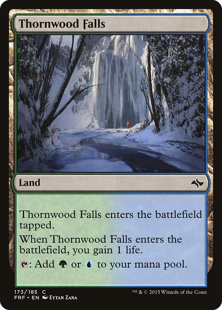 Thornwood Falls (FRF-173) [Fate Reforged] MTG Single Wizards of the Coast