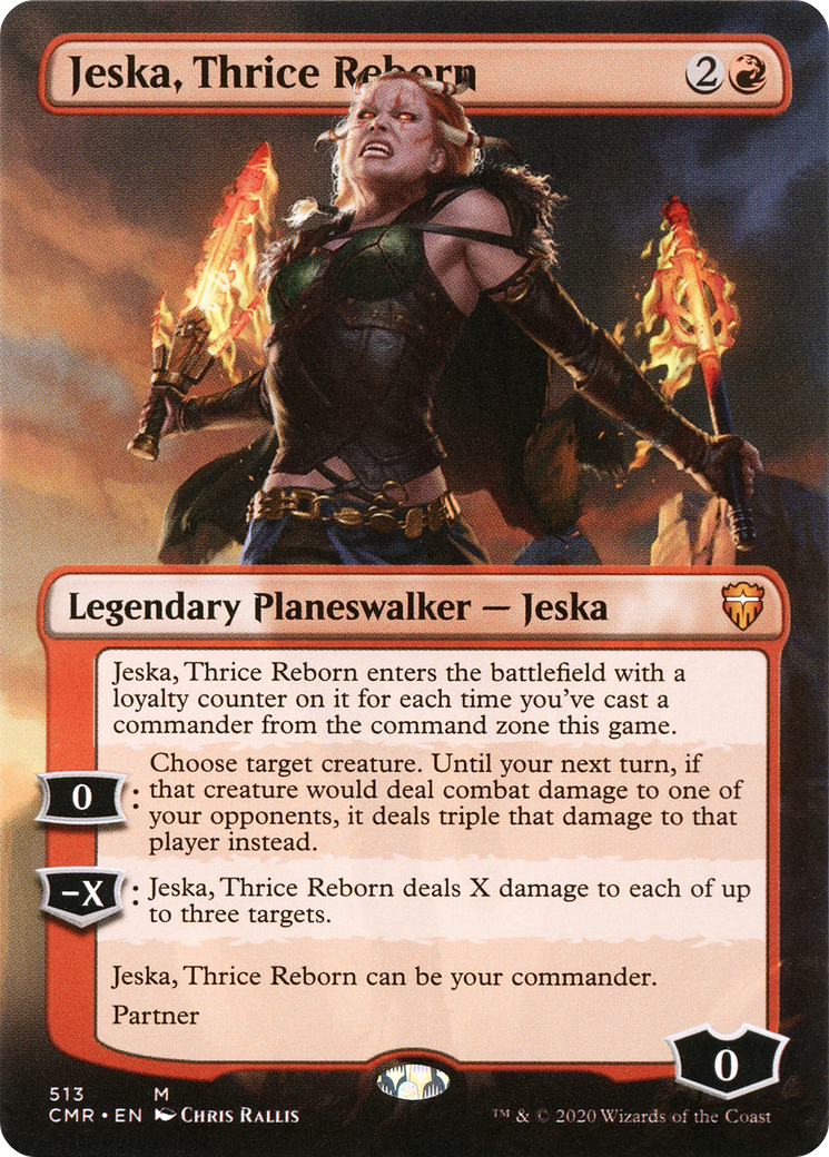 Jeska, Thrice Reborn (CMR-513) [Commander Legends] (Borderless) MTG Single Wizards of the Coast