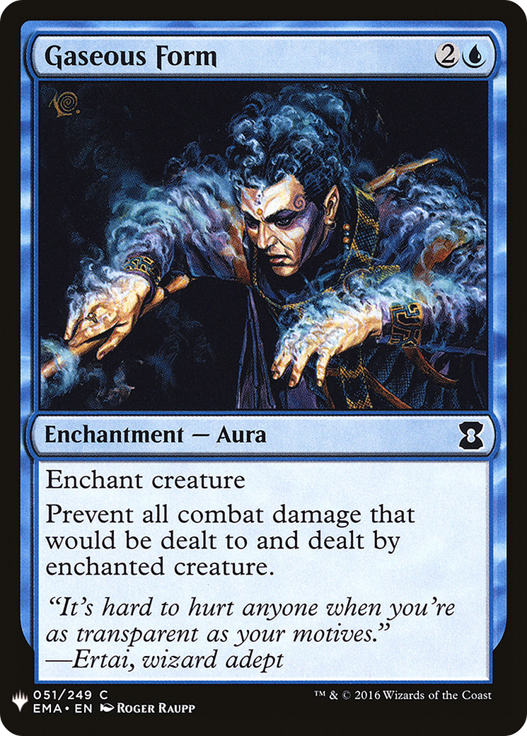 Gaseous Form (LIST-EMA-51) [Mystery Booster] The List MTG Single Wizards of the Coast