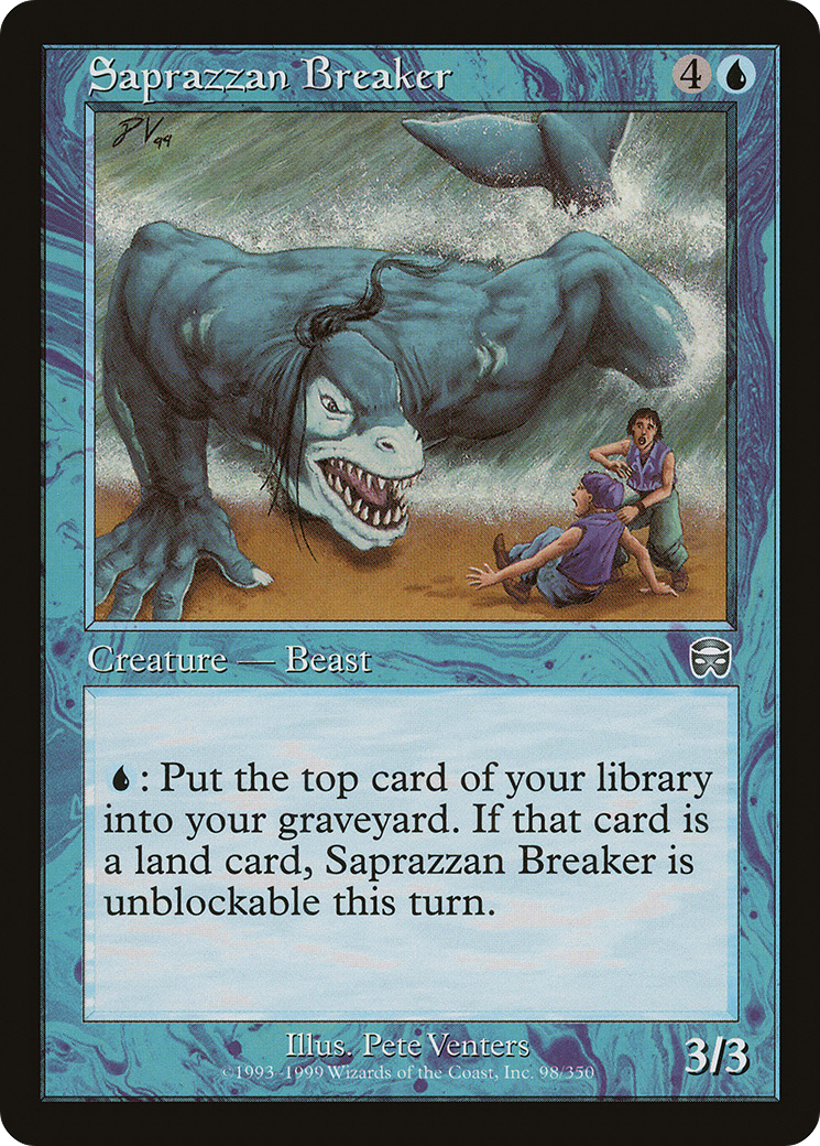 Saprazzan Breaker (MMQ-098) [Mercadian Masques] MTG Single Wizards of the Coast