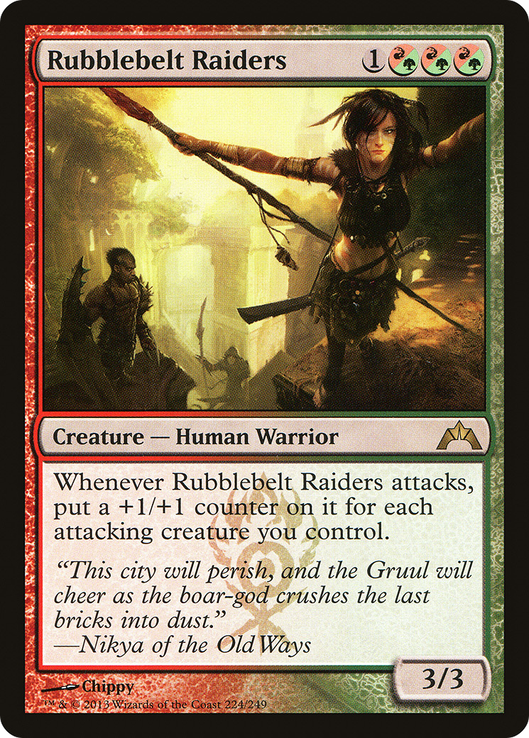 Rubblebelt Raiders (GTC-224) [Gatecrash] MTG Single Wizards of the Coast