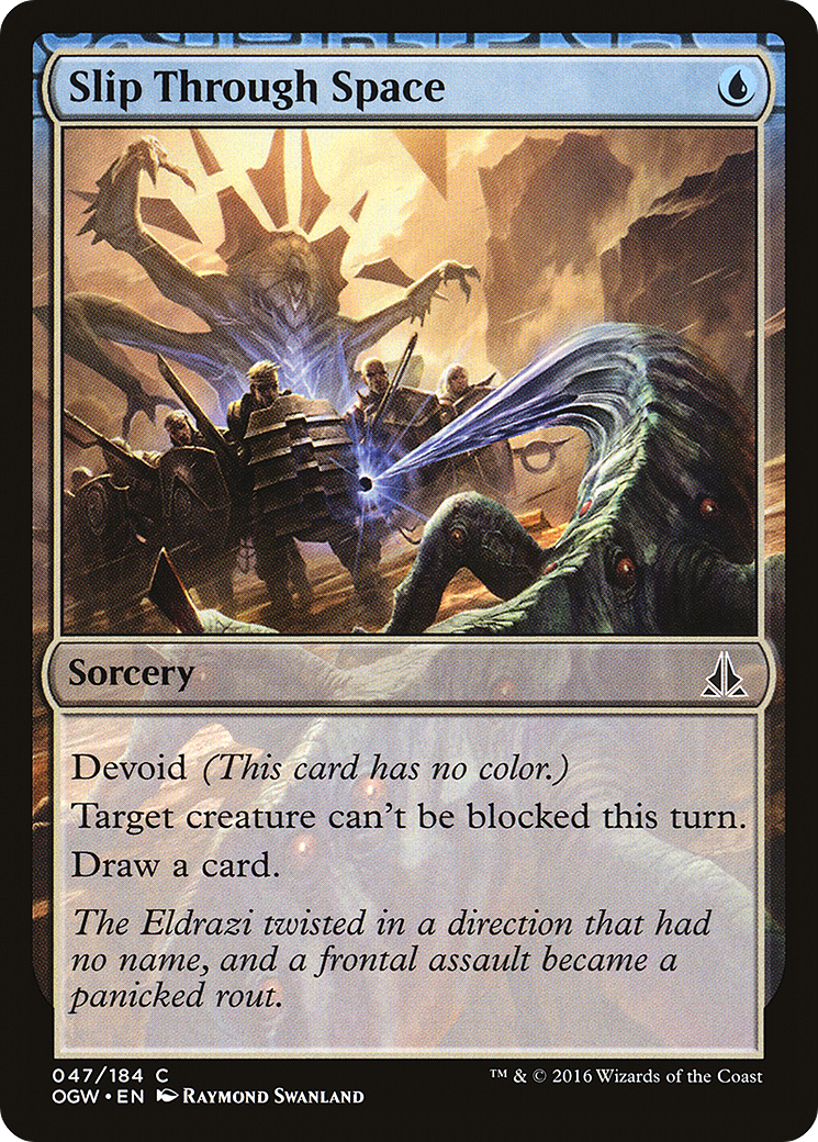 Slip Through Space (OGW-047) [Oath of the Gatewatch] Foil MTG Single Wizards of the Coast