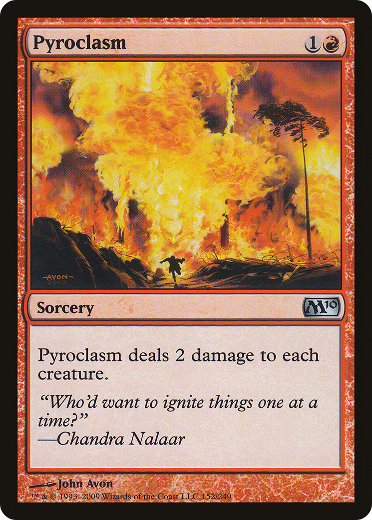 Pyroclasm (M10-152) [Magic 2010] Foil MTG Single Wizards of the Coast