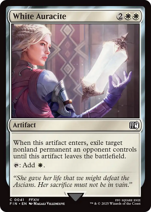 White Auracite (FIN-041) [FINAL FANTASY] MTG Single Wizards of the Coast