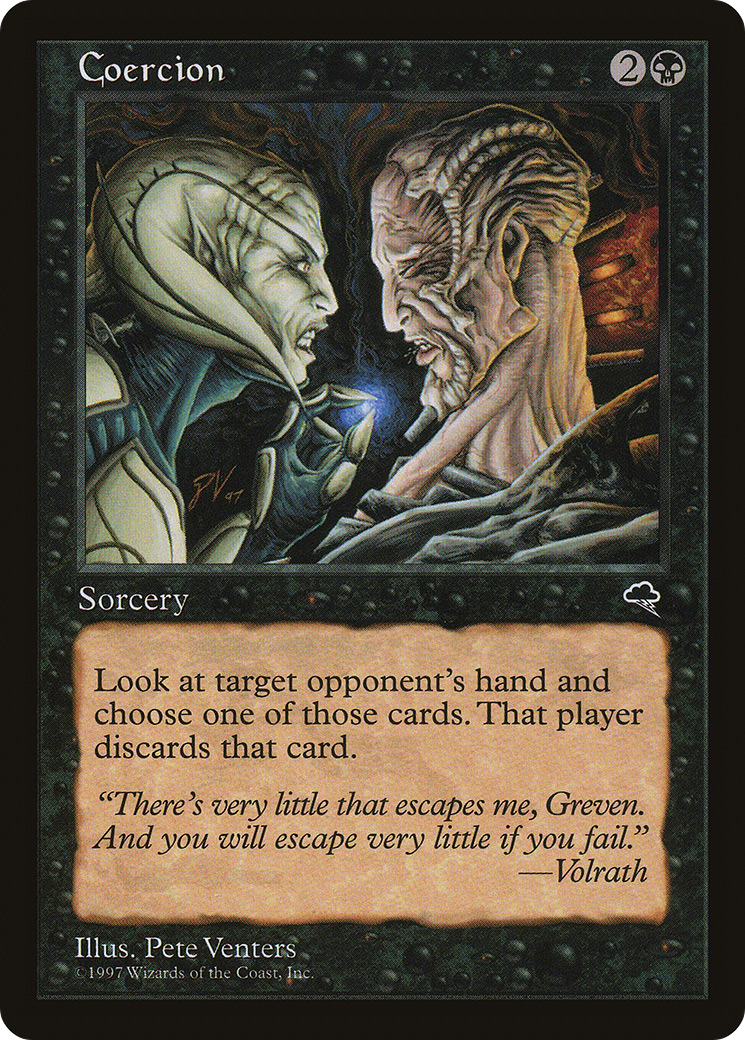 Coercion (TMP-113) [Tempest] MTG Single Wizards of the Coast