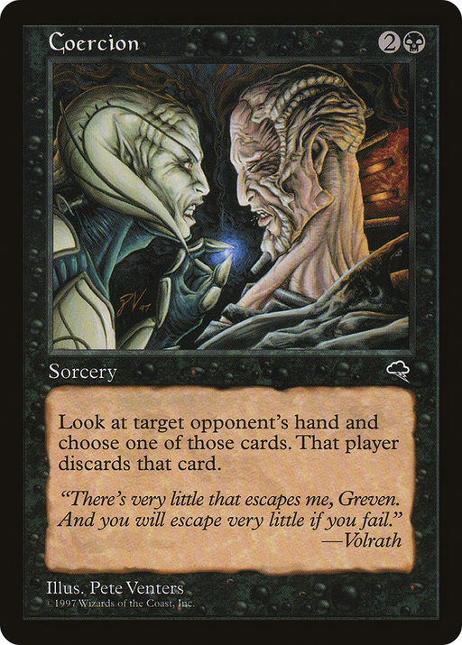 Coercion (TMP-113) [Tempest] MTG Single Wizards of the Coast