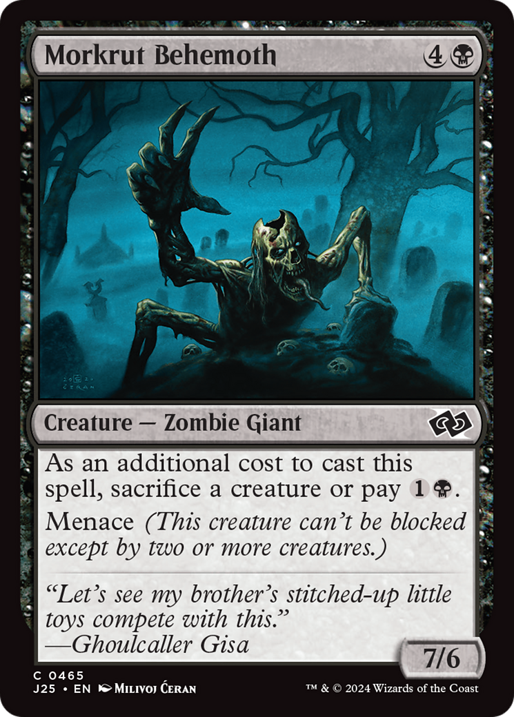 Morkrut Behemoth (J25-465) [Foundations Jumpstart] MTG Single Wizards of the Coast