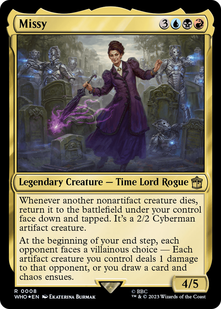 Missy (WHO-008) [Doctor Who] Foil MTG Single Wizards of the Coast