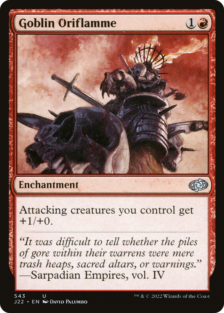 Goblin Oriflamme (J22-543) [Jumpstart 2022] MTG Single Wizards of the Coast