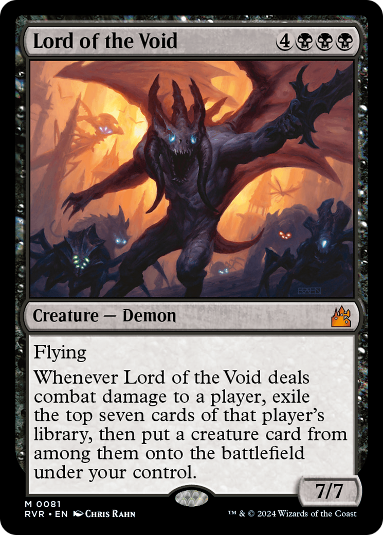 Lord of the Void (RVR-081) [Ravnica Remastered] MTG Single Wizards of the Coast