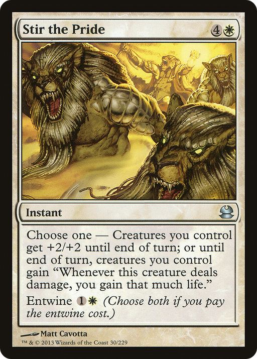 Stir the Pride (MMA-030) [Modern Masters] MTG Single Modern Masters