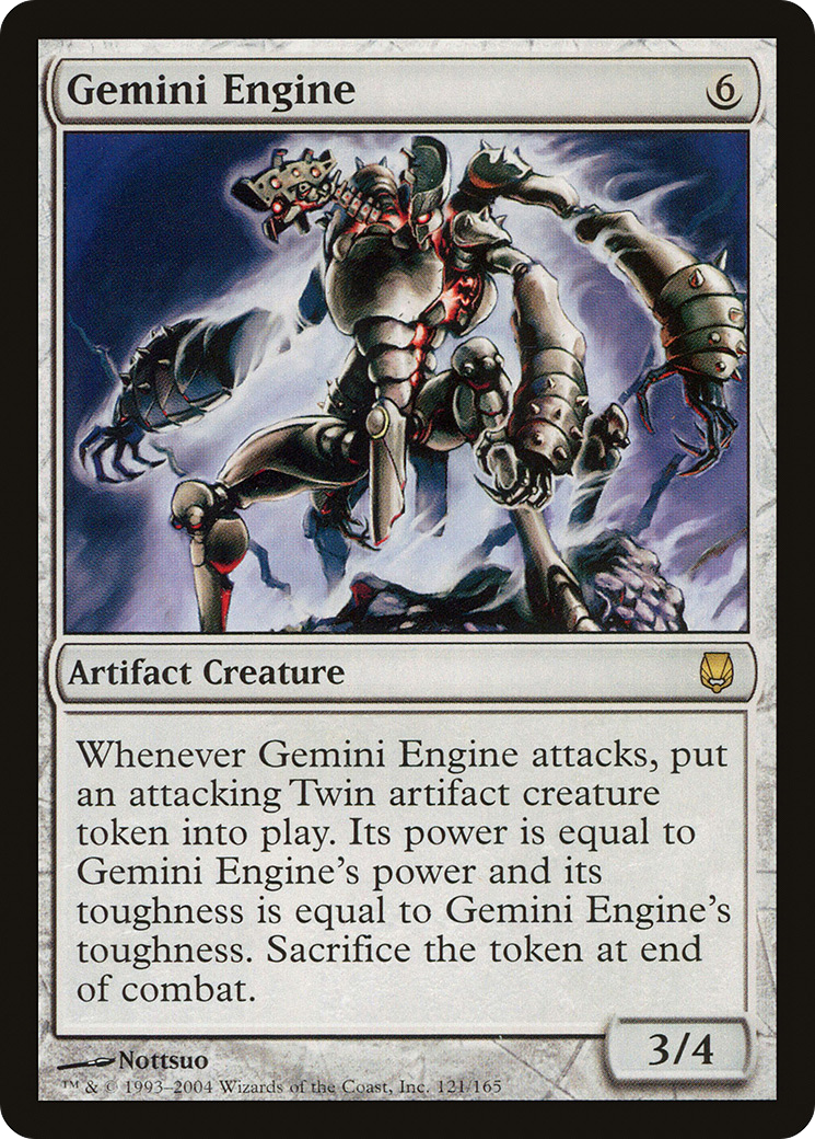 Gemini Engine (DST-121) [Darksteel] MTG Single Wizards of the Coast