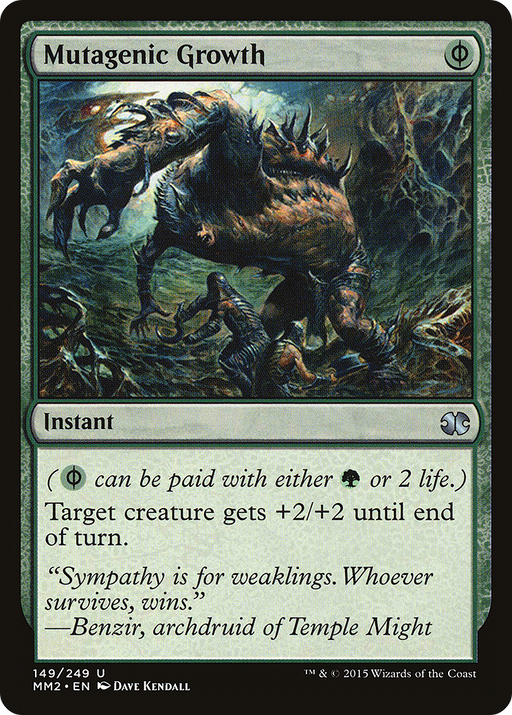 Mutagenic Growth (MM2-149) [Modern Masters 2015] Foil MTG Single Modern Masters 2015