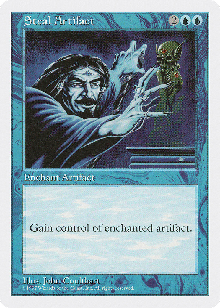 Steal Artifact (5ED-128) [Fifth Edition] MTG Single Wizards of the Coast