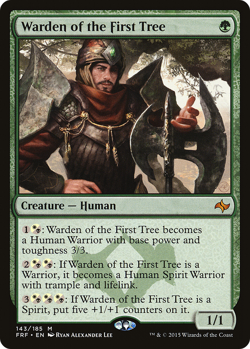 Warden of the First Tree (FRF-143) [Fate Reforged] MTG Single Wizards of the Coast