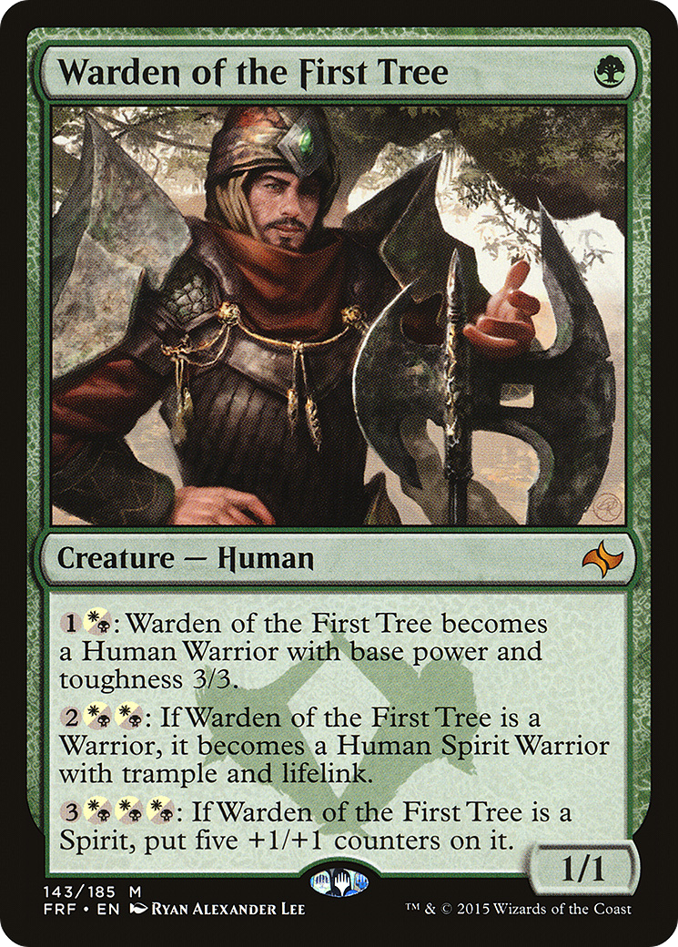 Warden of the First Tree (FRF-143) [Fate Reforged] Foil MTG Single Wizards of the Coast