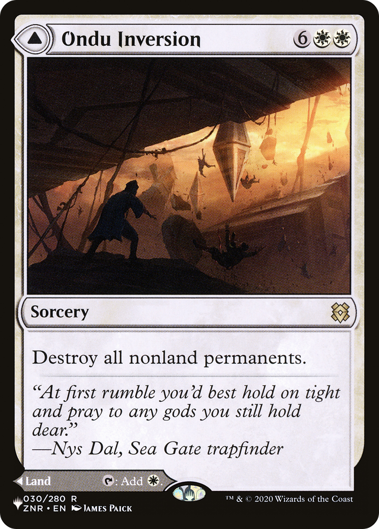 Ondu Inversion (LIST-030) [Mystery Booster] The List MTG Single Wizards of the Coast