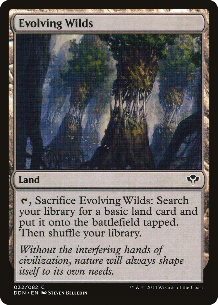 Evolving Wilds (DDN-032) [Misc] Duel Decks: Speed vs. Cunning MTG Single Wizards of the Coast