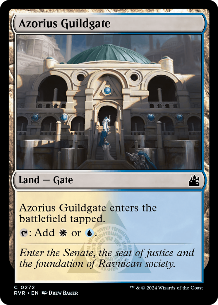 Azorius Guildgate (RVR-272) [Ravnica Remastered] MTG Single Wizards of the Coast