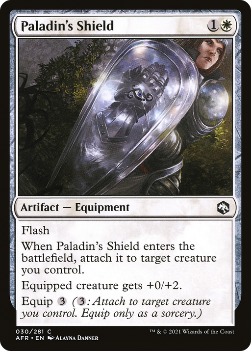 Paladin's Shield (AFR-030) [Adventures in the Forgotten Realms] Foil MTG Single Wizards of the Coast