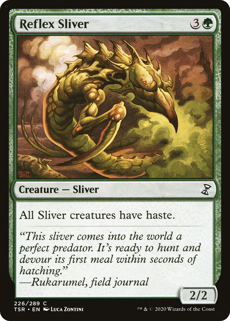 Reflex Sliver (TSR-226) [Time Spiral Remastered] MTG Single Wizards of the Coast