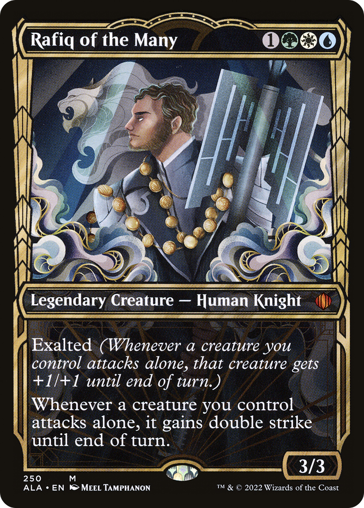 Rafiq of the Many (LIST-250/249) [Shards of Alara] (Showcase) MTG Single Wizards of the Coast
