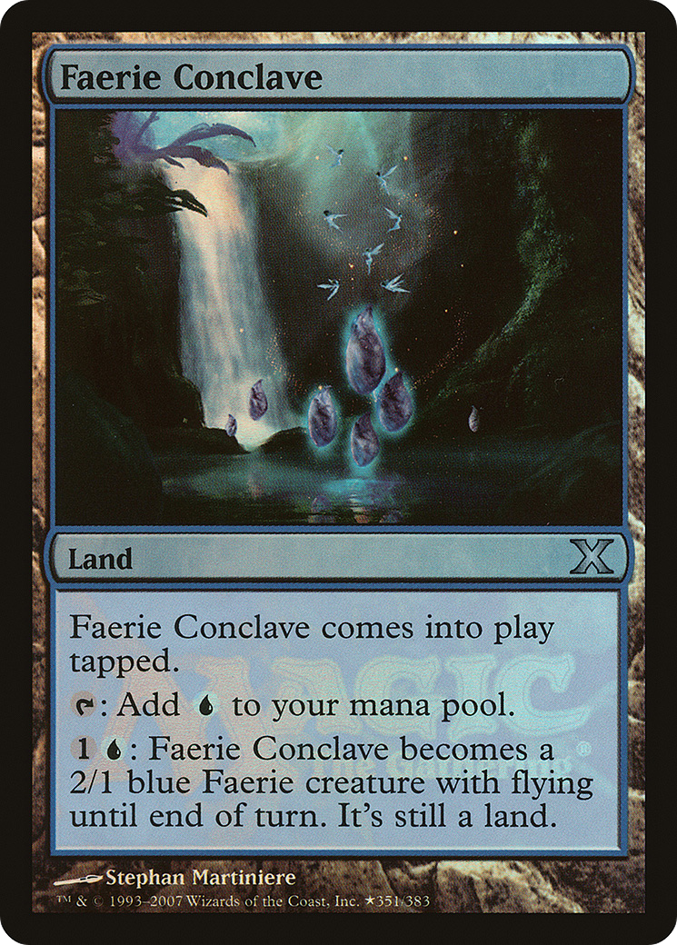 Faerie Conclave (WPN-001) [Tenth Edition Promos] Foil MTG Single Wizards of the Coast