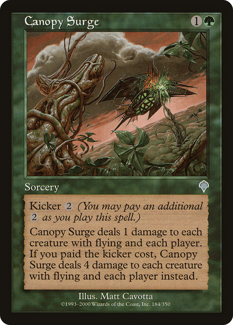 Canopy Surge (INV-184) [Invasion] Foil MTG Single Wizards of the Coast