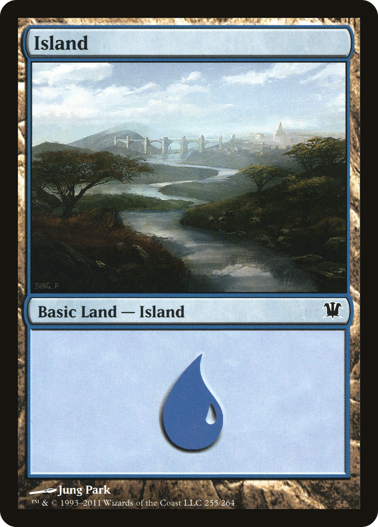 Island (255) (ISD-255) [Innistrad] MTG Single Wizards of the Coast