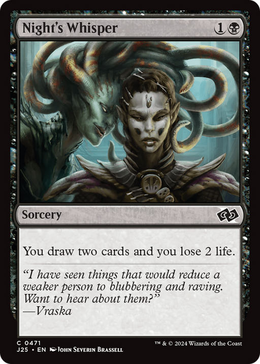 Night's Whisper (J25-471) [Foundations Jumpstart] MTG Single Wizards of the Coast