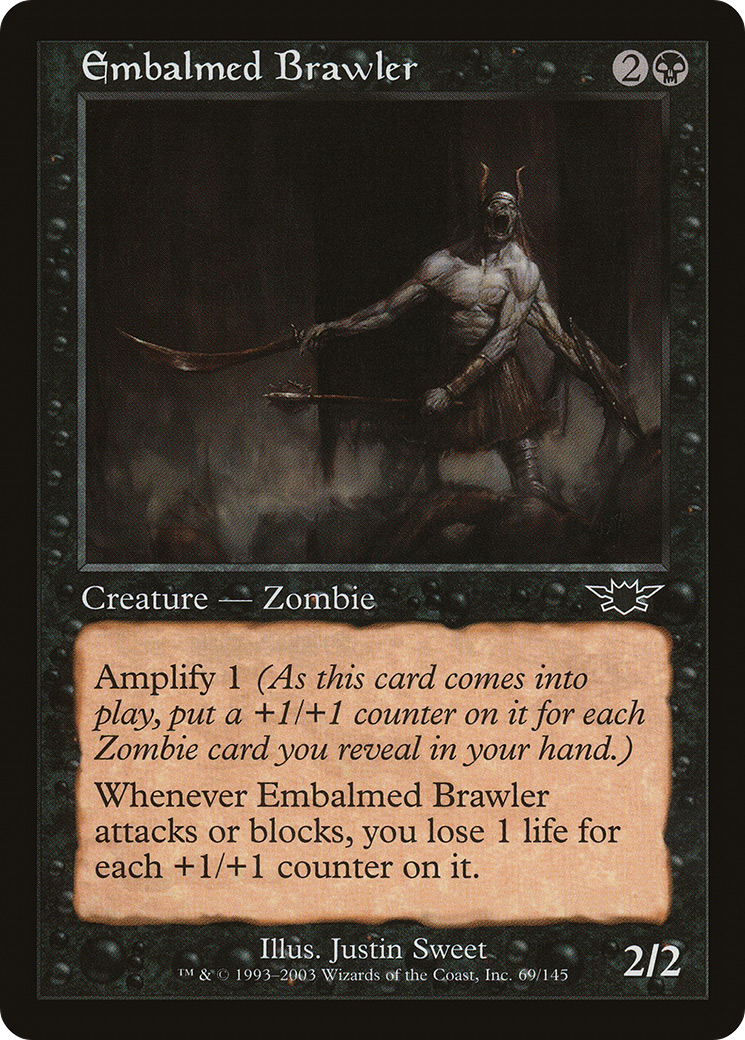 Embalmed Brawler (LGN-069) [Legions] Foil MTG Single Wizards of the Coast