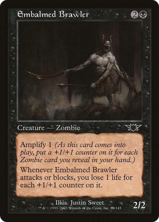 Embalmed Brawler (LGN-069) [Legions] MTG Single Wizards of the Coast