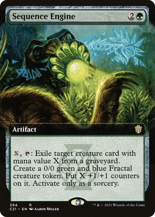 Sequence Engine (C21-394) [Commander 2021] (Extended Art) MTG Single Wizards of the Coast