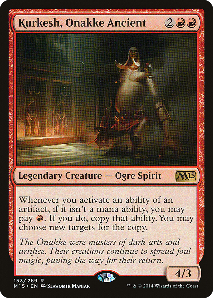 Kurkesh, Onakke Ancient (M15-153) [Magic 2015] MTG Single Wizards of the Coast