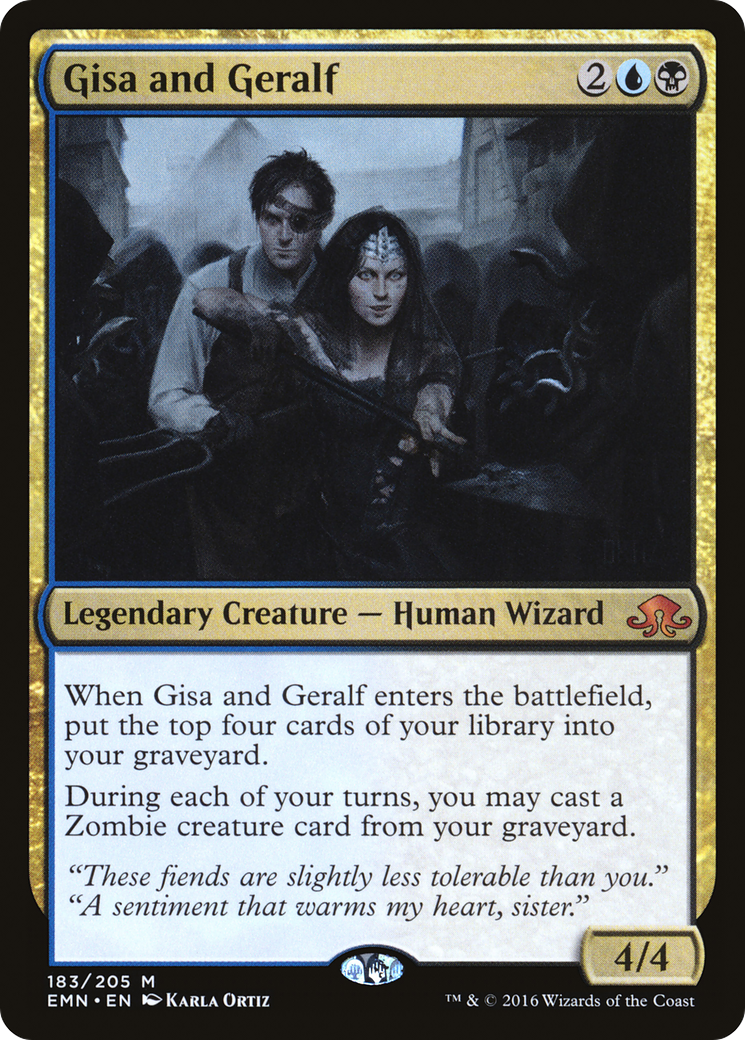 Gisa and Geralf (EMN-183) [Eldritch Moon] MTG Single Wizards of the Coast