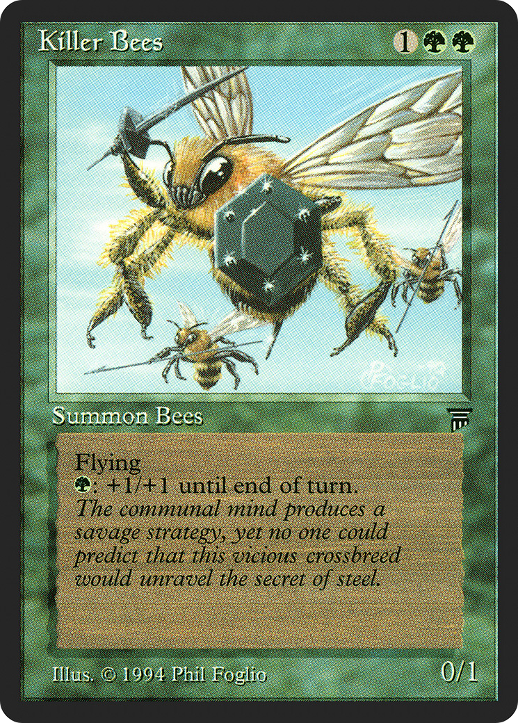 Killer Bees (LEG-) [Oldschool] Legends MTG Single Wizards of the Coast