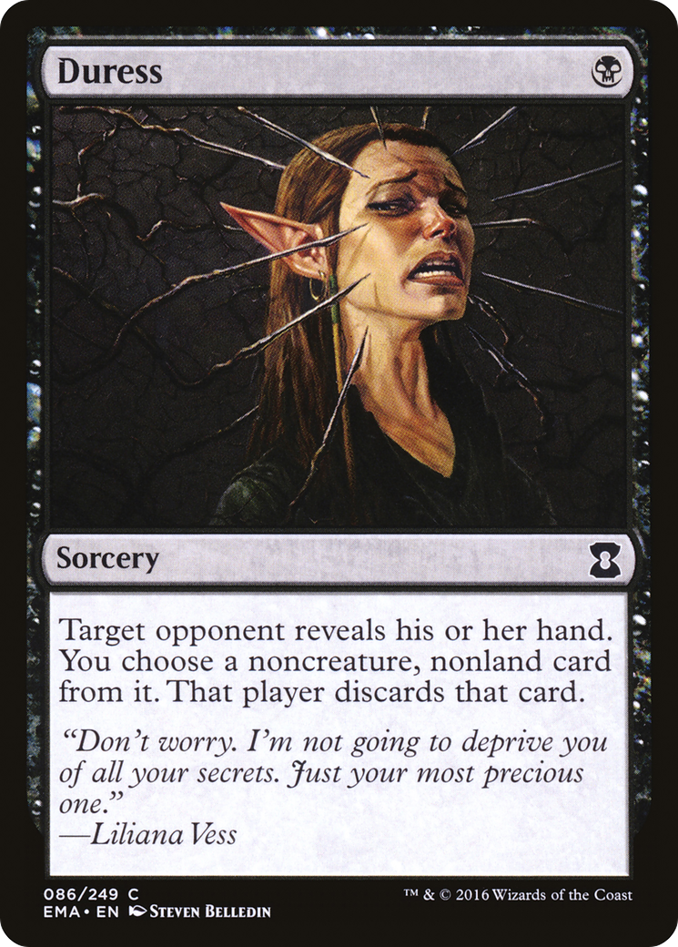 Duress (EMA-086) [Eternal Masters] MTG Single Wizards of the Coast