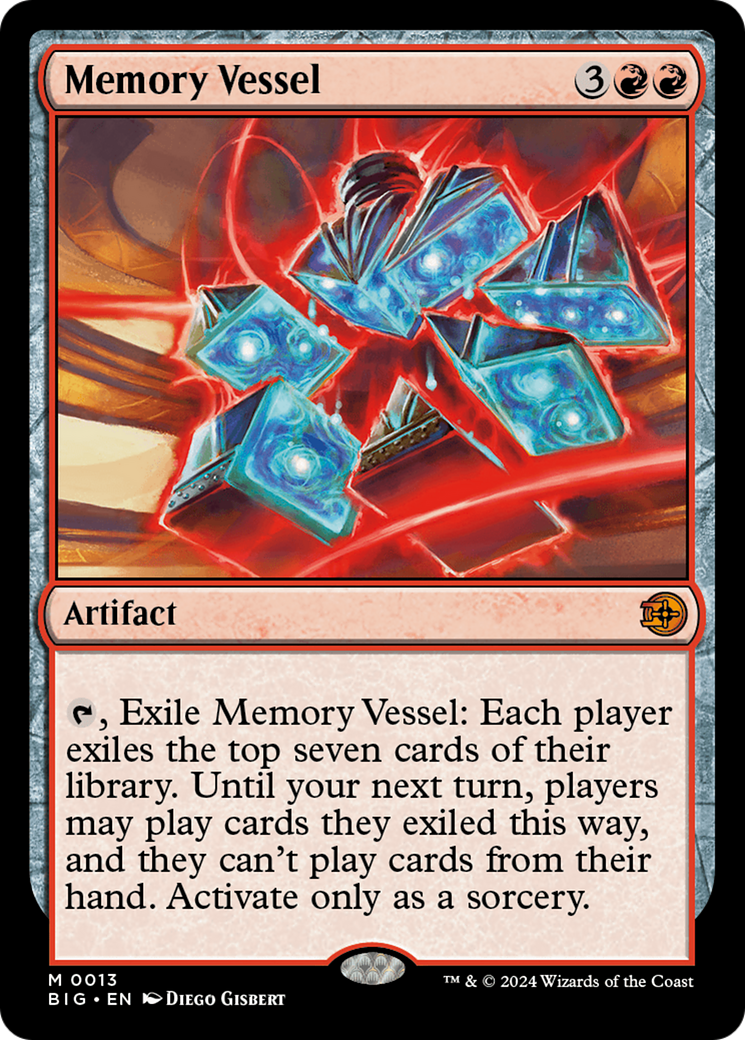 Memory Vessel (BIG-013) [The Big Score] MTG Single Wizards of the Coast