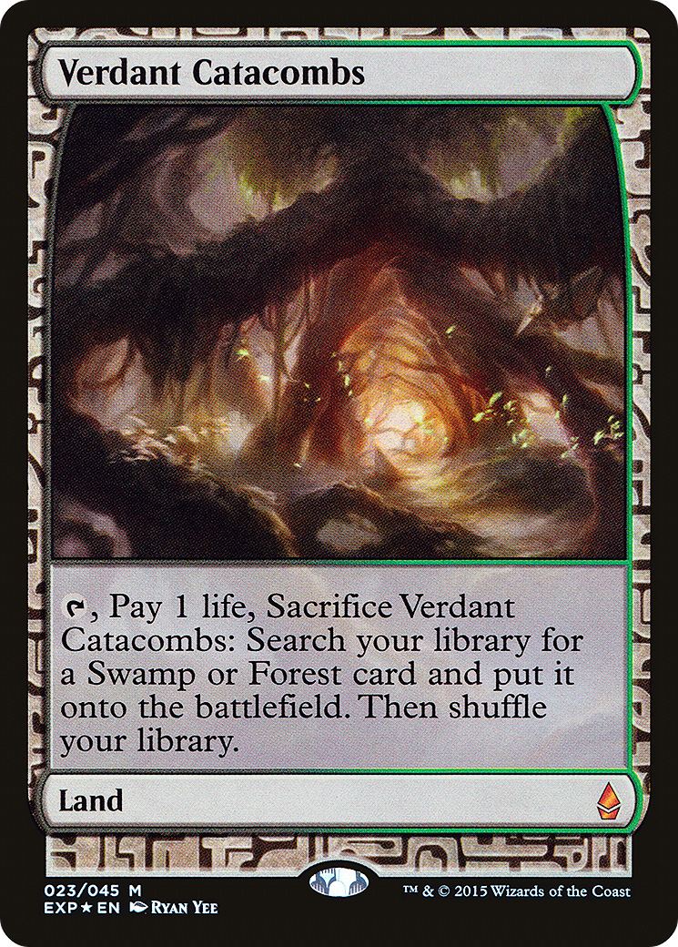 Verdant Catacombs (EXP-023) [Zendikar Expeditions] Foil MTG Single Wizards of the Coast