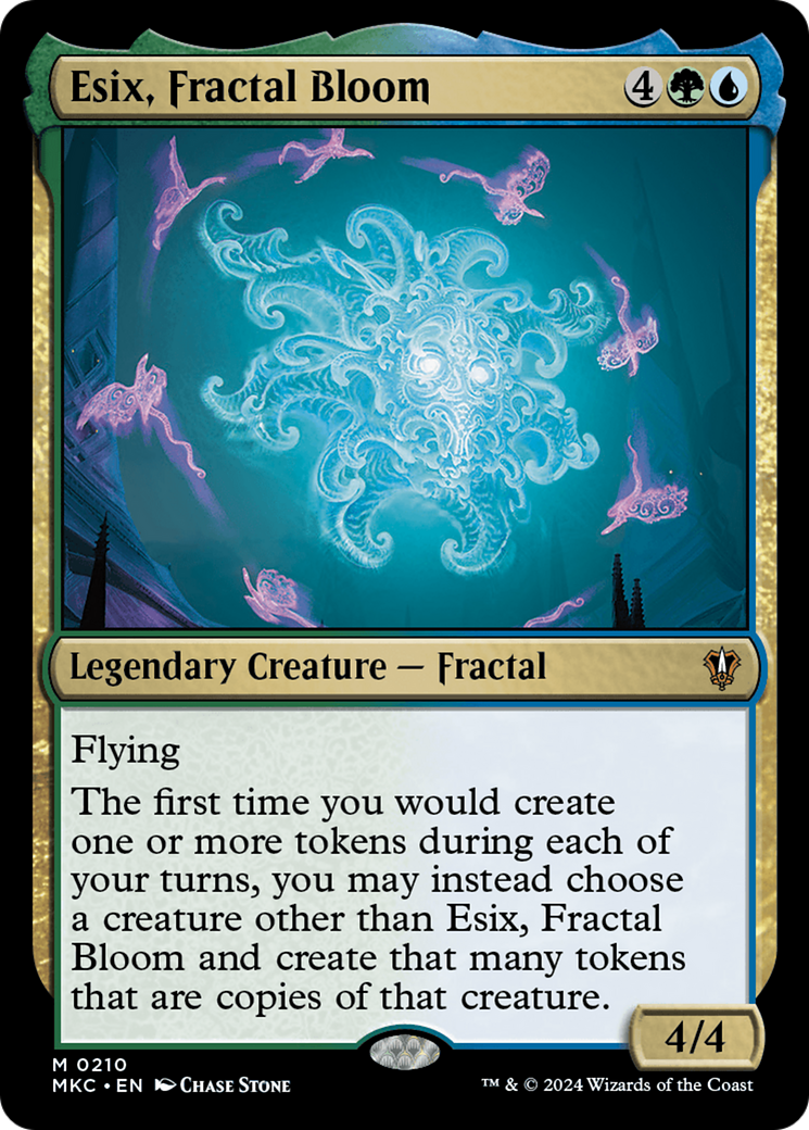 Esix, Fractal Bloom (MKC-210) [Murders at Karlov Manor Commander] MTG Single Wizards of the Coast