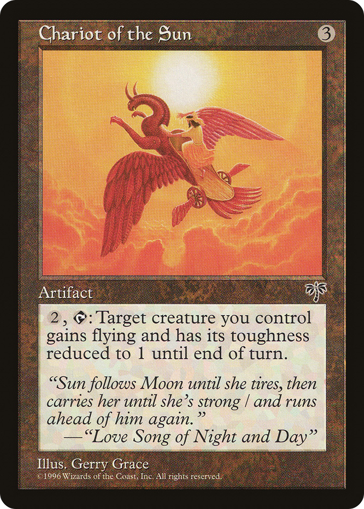 Chariot of the Sun (MIR-297) [Mirage] MTG Single Wizards of the Coast