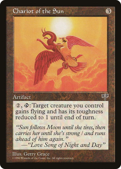 Chariot of the Sun (MIR-297) [Mirage] MTG Single Wizards of the Coast
