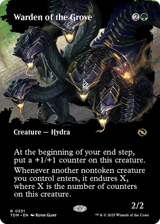 Warden of the Grove (Borderless) (TDM-351) [Tarkir: Dragonstorm] MTG Single Wizards of the Coast