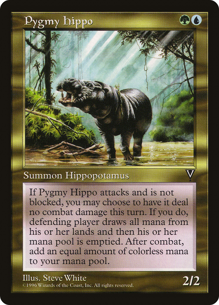 Pygmy Hippo (VIS-133) [Visions] MTG Single Wizards of the Coast